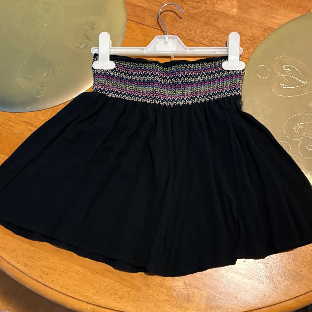 Rue21 Black Skirt with Multicolor Waistband